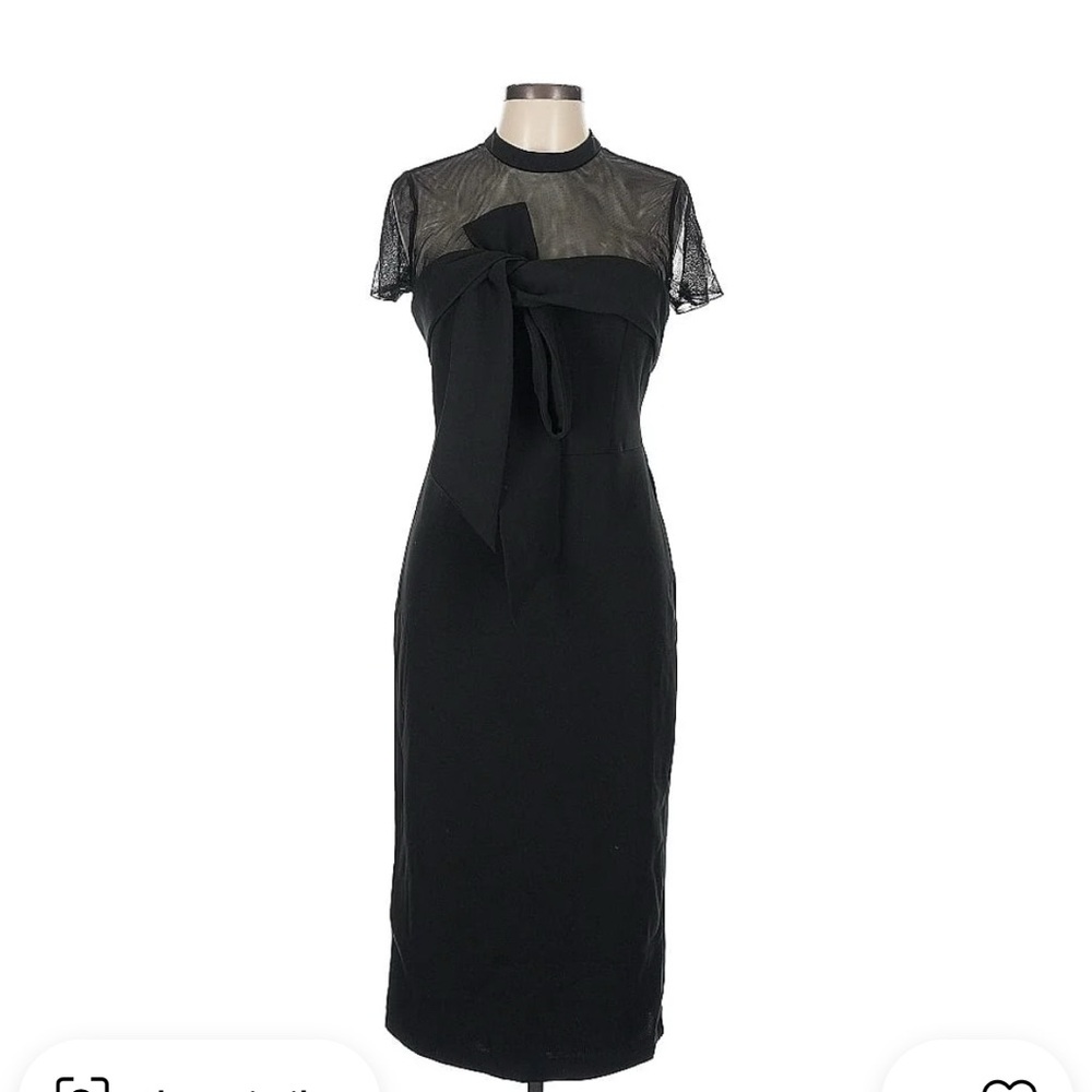 Black Cocktail Dress by JS Collections